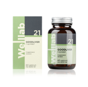 WELLLAB GOODLIVER, 60 CAPSULES